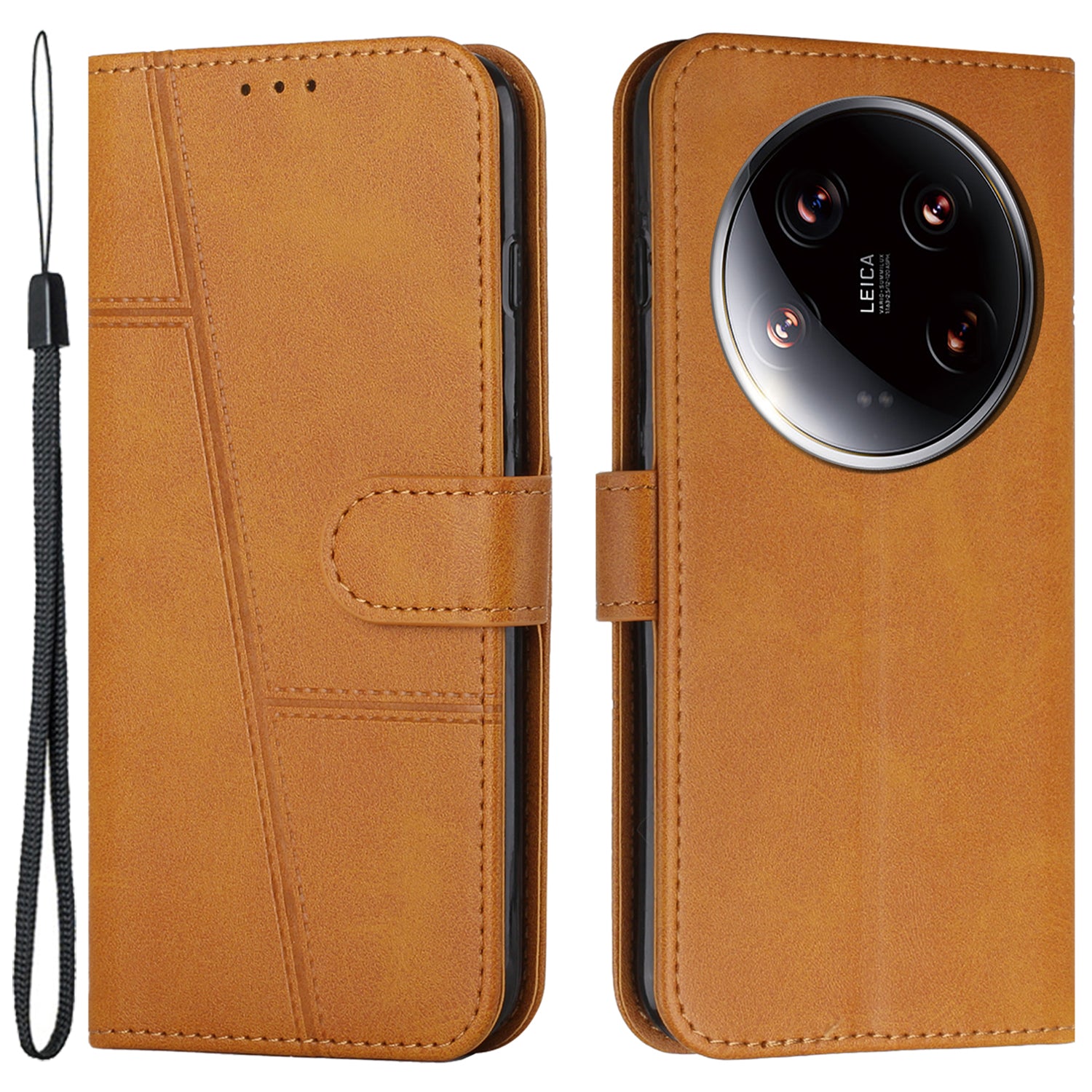 For Xiaomi 14 Ultra Case Viewing Stand Flip Leather Phone Cover with Strap For Xiaomi 14 Ultra Case Viewing Stand Flip Leather Phone Cover with Strap